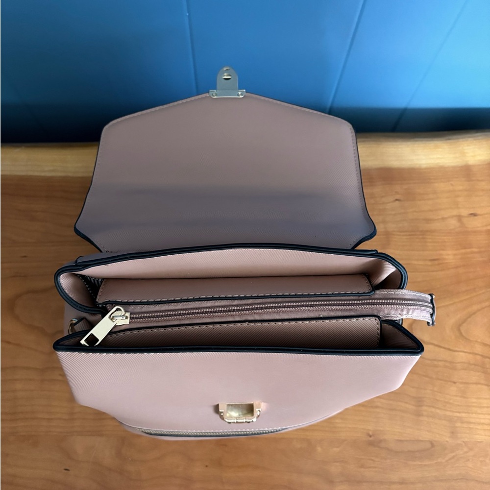 Women’s Pink Top-Handle Backpack & Wallet Set - Picture 3 of 7